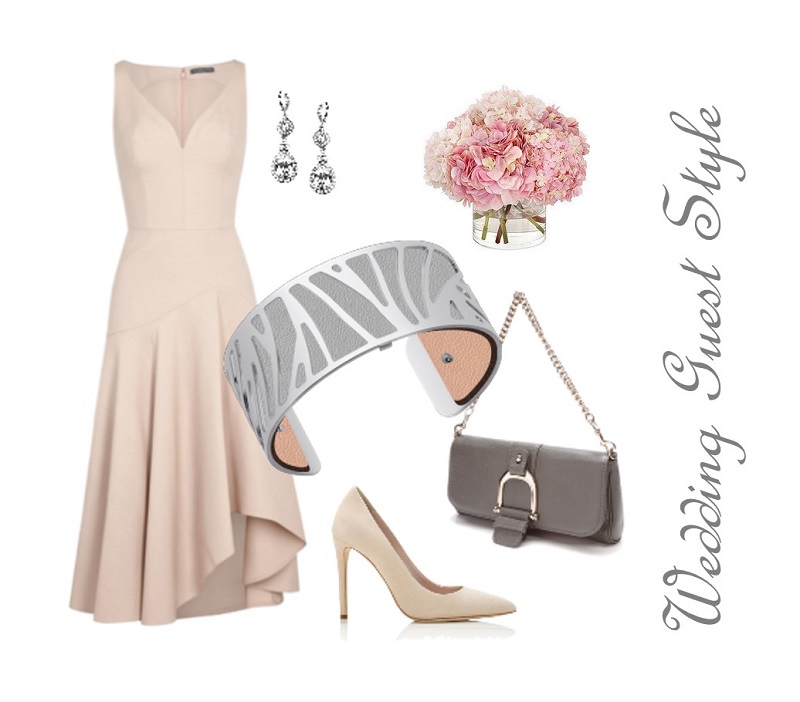 Wedding guest style with text