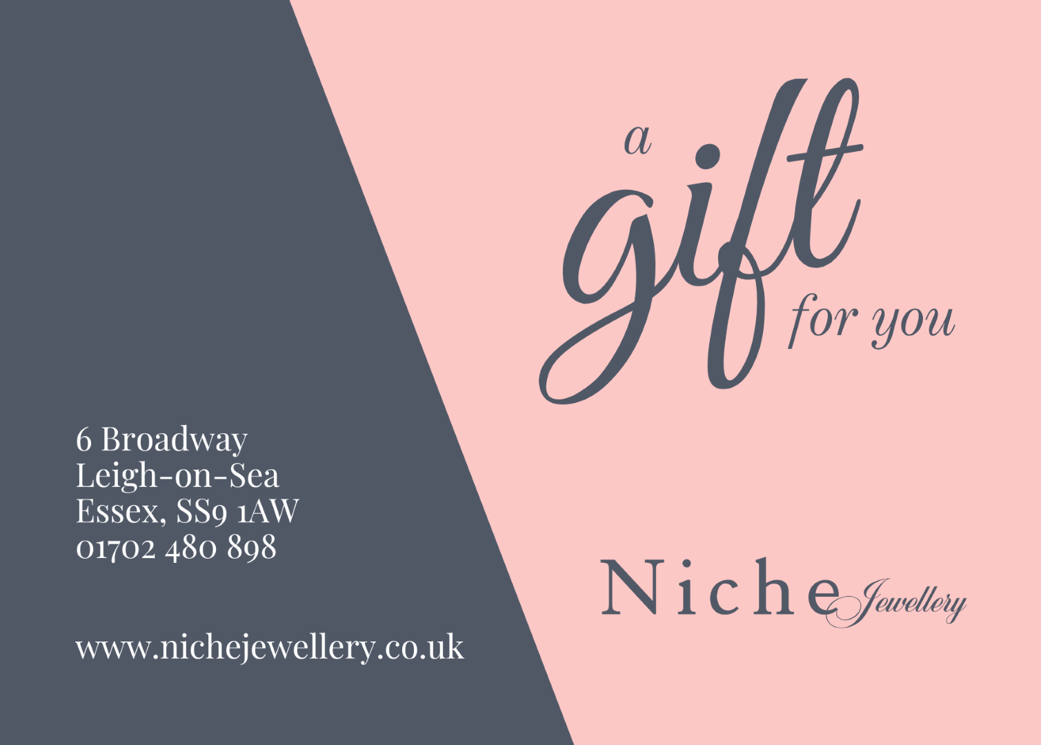 Niche Jewellery Gift Voucher