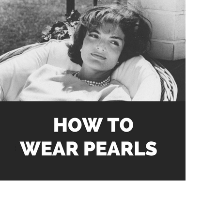 how to wear pearl panties
