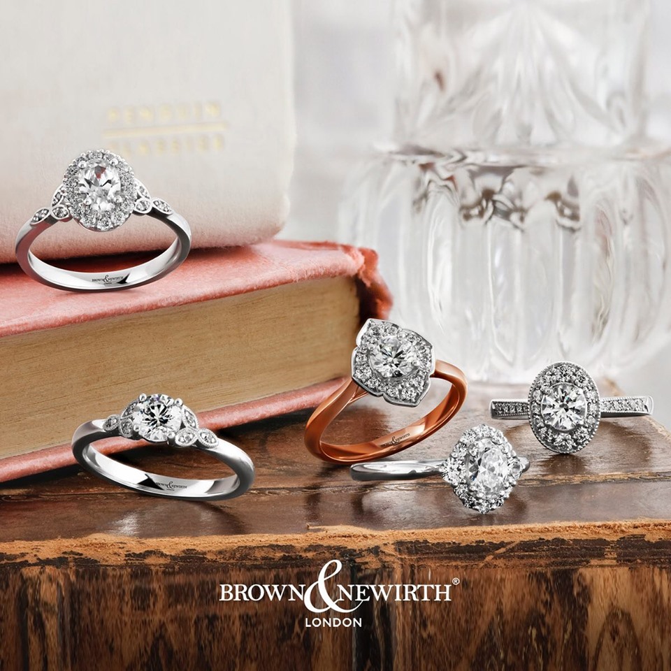 Brown and Newirth Vintage Engagement Rings