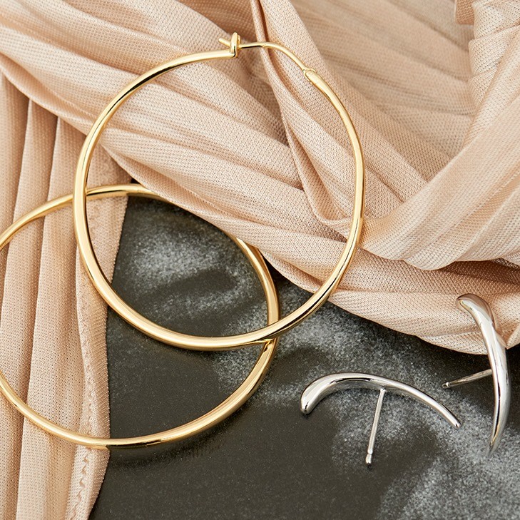 Ania Haie Gold Luxe Hoop Earrings