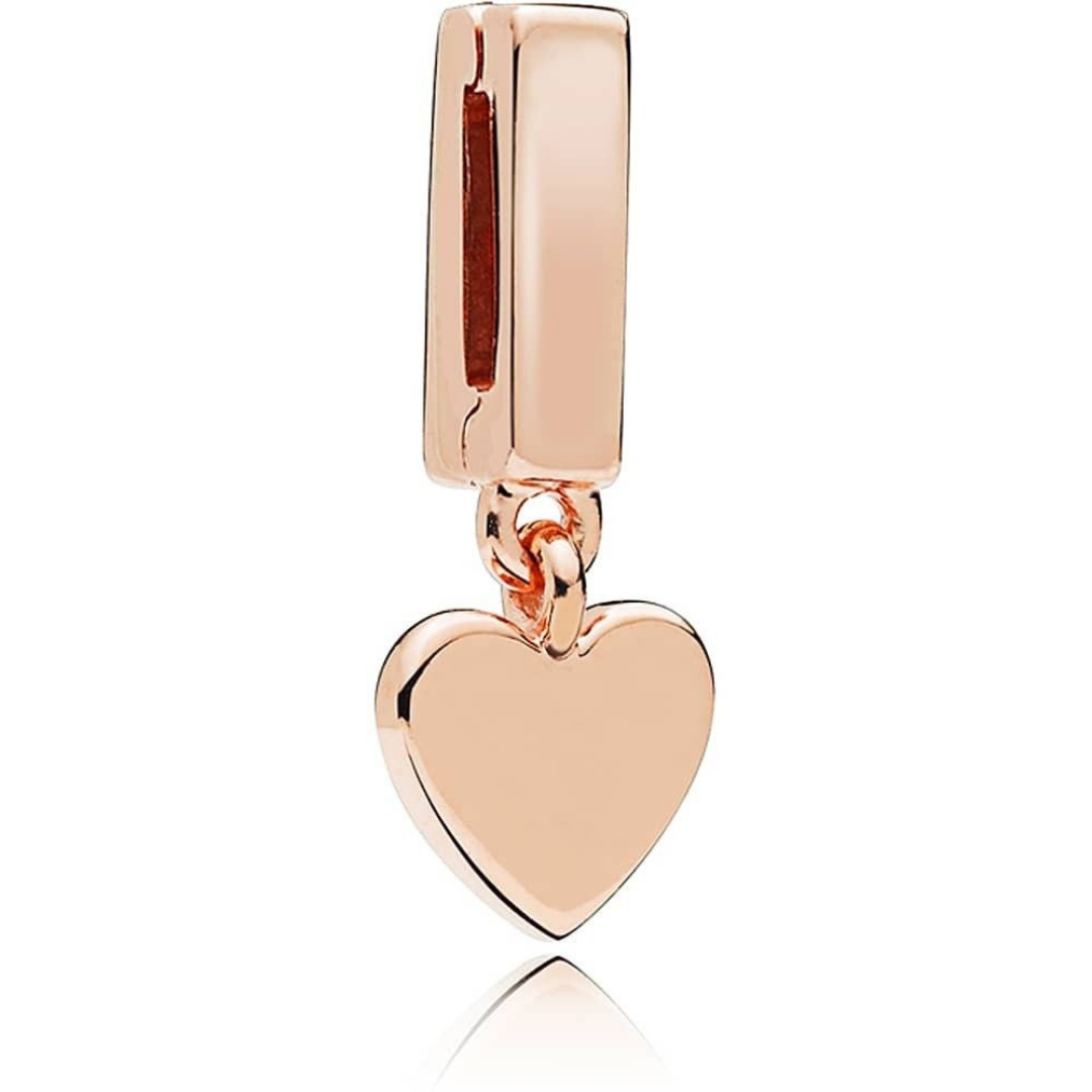 Pandora Reflexions Rose Gold Heart Clip Charm