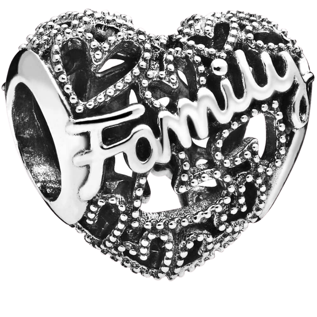 Pandora Family Heart Charm
