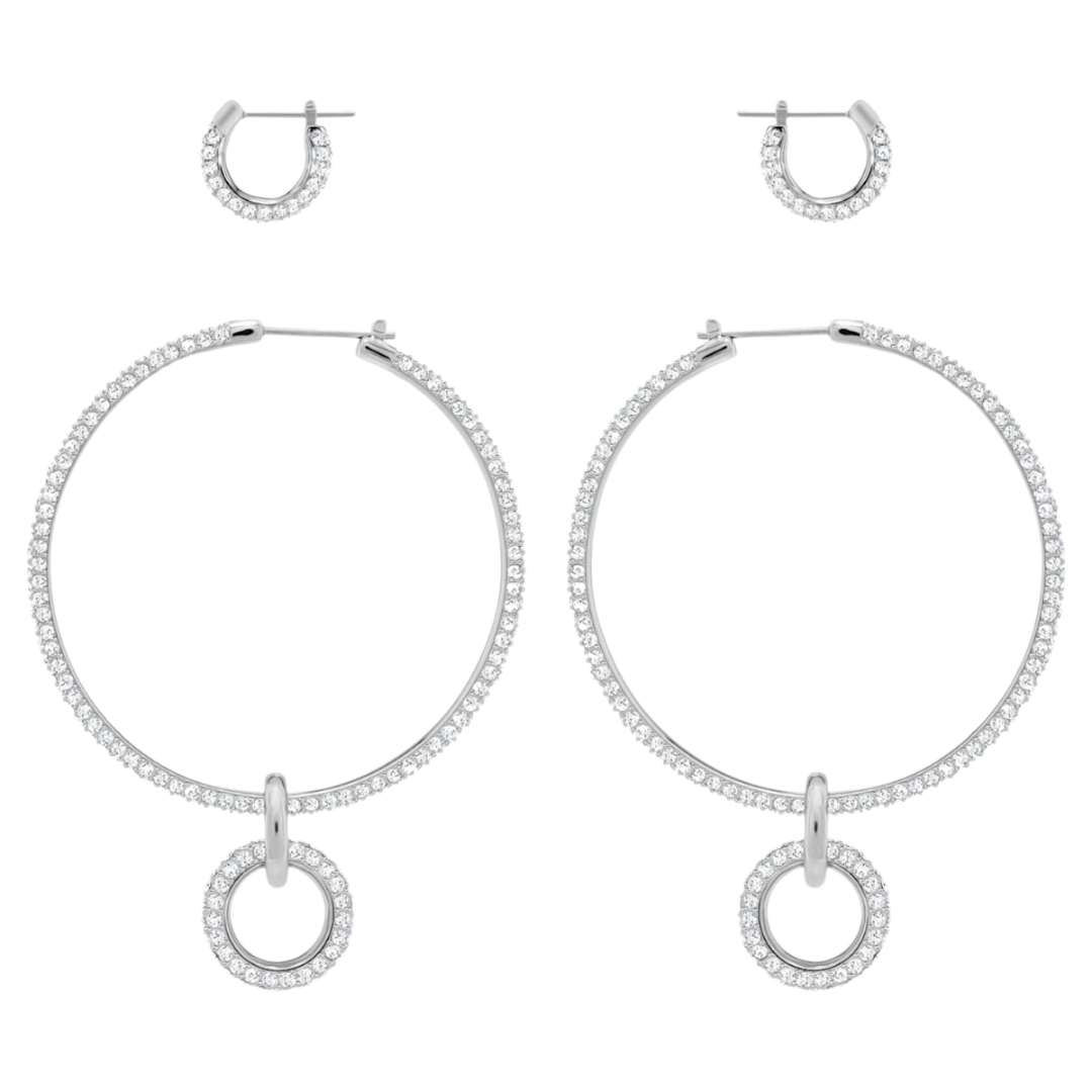 Swarovski Stone Pierced Earring set