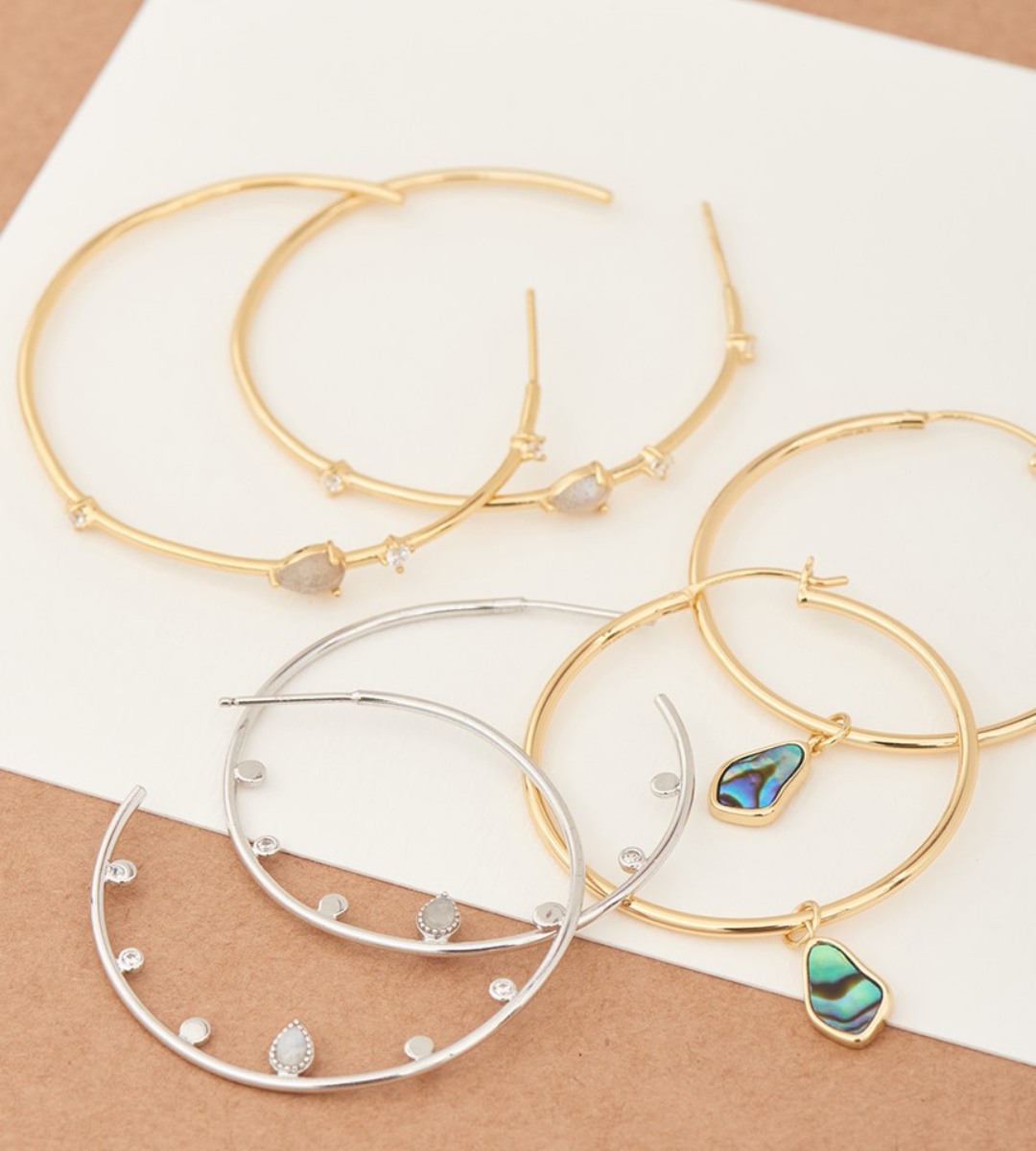 Hoop earrings by Ania haie for summer jewellery