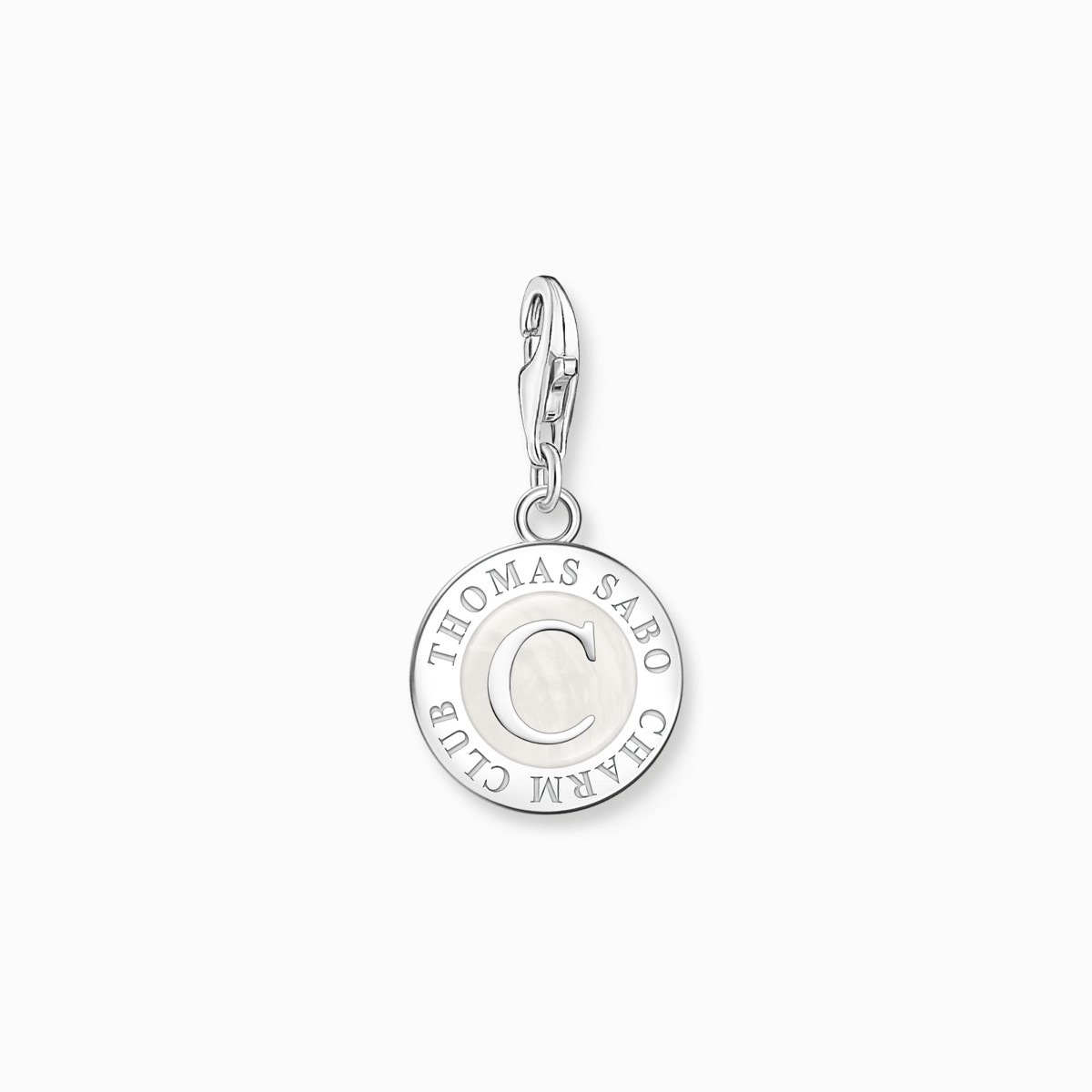 Photos - Other Jewellery Thomas Sabo Charm Pendant - White Charmista Silver Coin Member Charm 