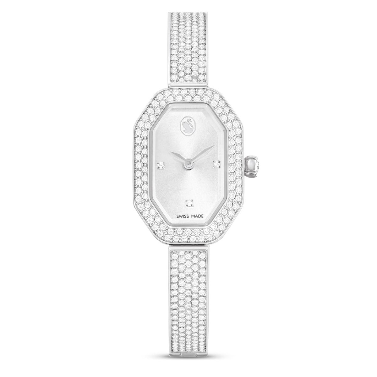 Photos - Bracelet Swarovski Dextera Bangle Watch Metal  - Silver Tone 