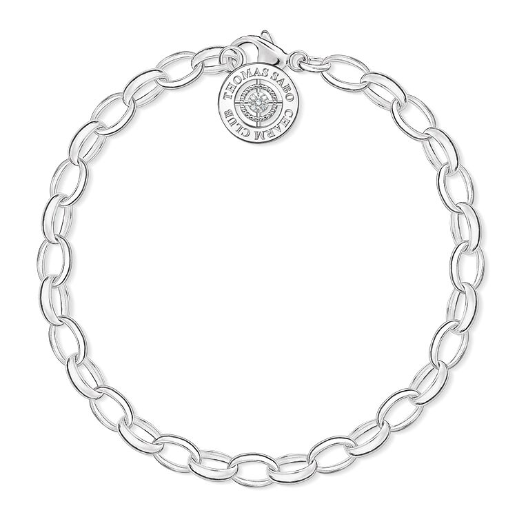 Photos - Bracelet Thomas Sabo Charm  - Silver and Diamond charm-Small 