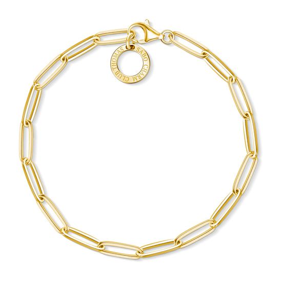 Photos - Bracelet Thomas Sabo Charm , Gold, Long Link-Small 