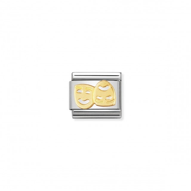Nomination Classic Gold Masks Charm 030110_01
