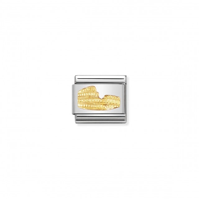 Nomination Classic Gold Monuments Colosseum Charm 030123_10