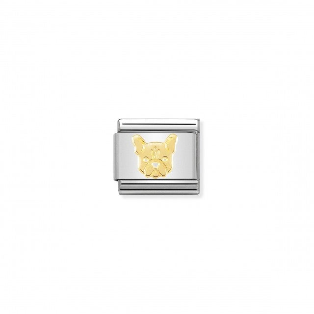 Nomination Classic Gold French Bulldog Charm 030162_54