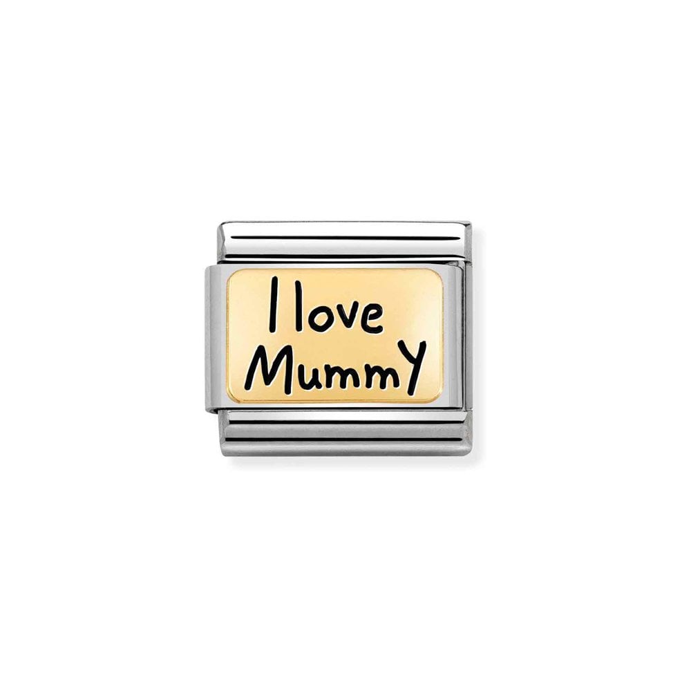 Nomination Composable Classic I Love Mummy Charm - 18k Gold 030166_02