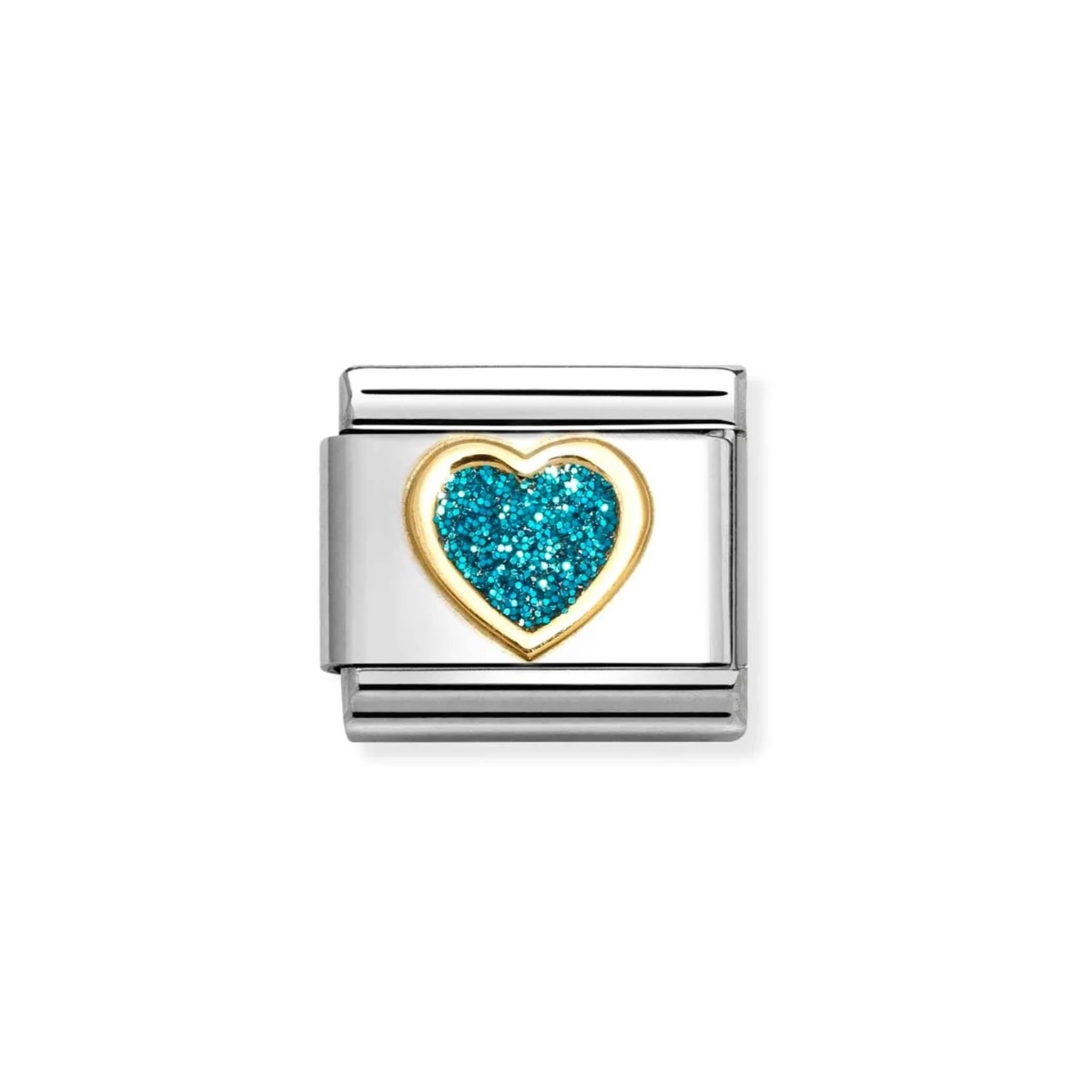 Nomination Classic 18k Turquoise Glitter Heart - 030220/08