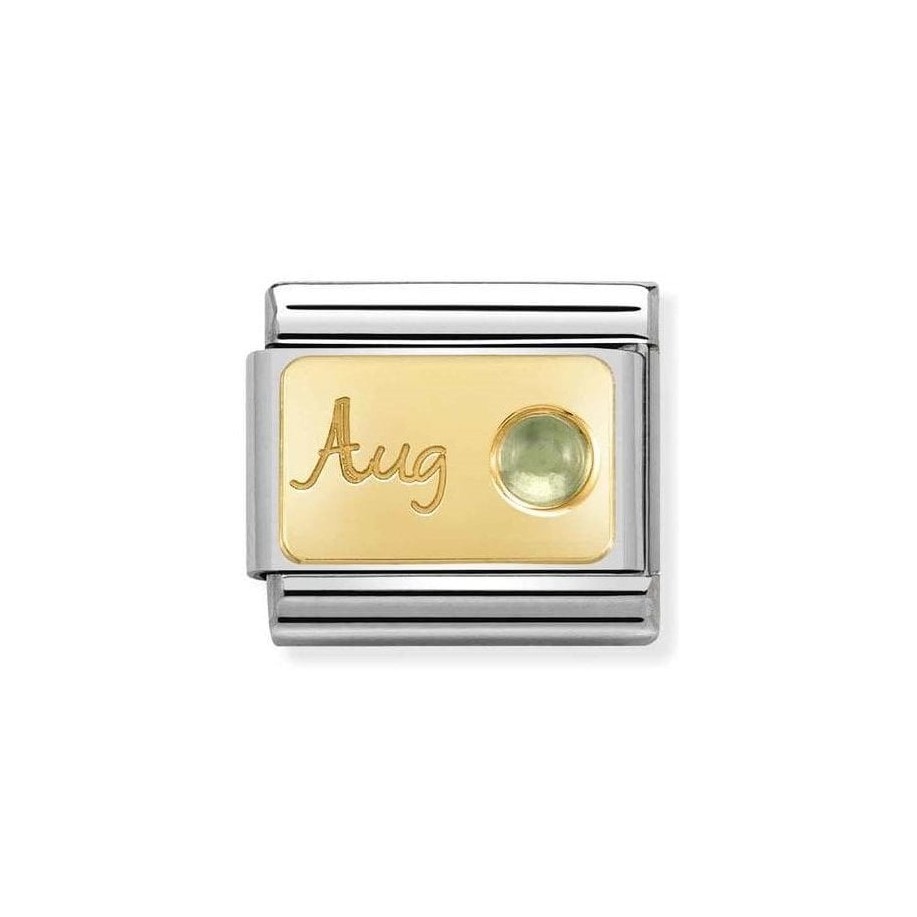 Nomination Classic 18k Gold Pearl August Birthstone Charm