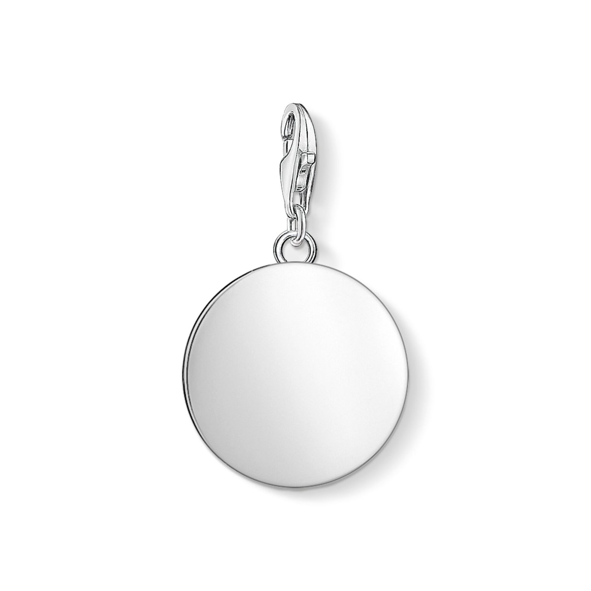 Thomas Sabo Charm Pendant - Sterling Silver Disc Large