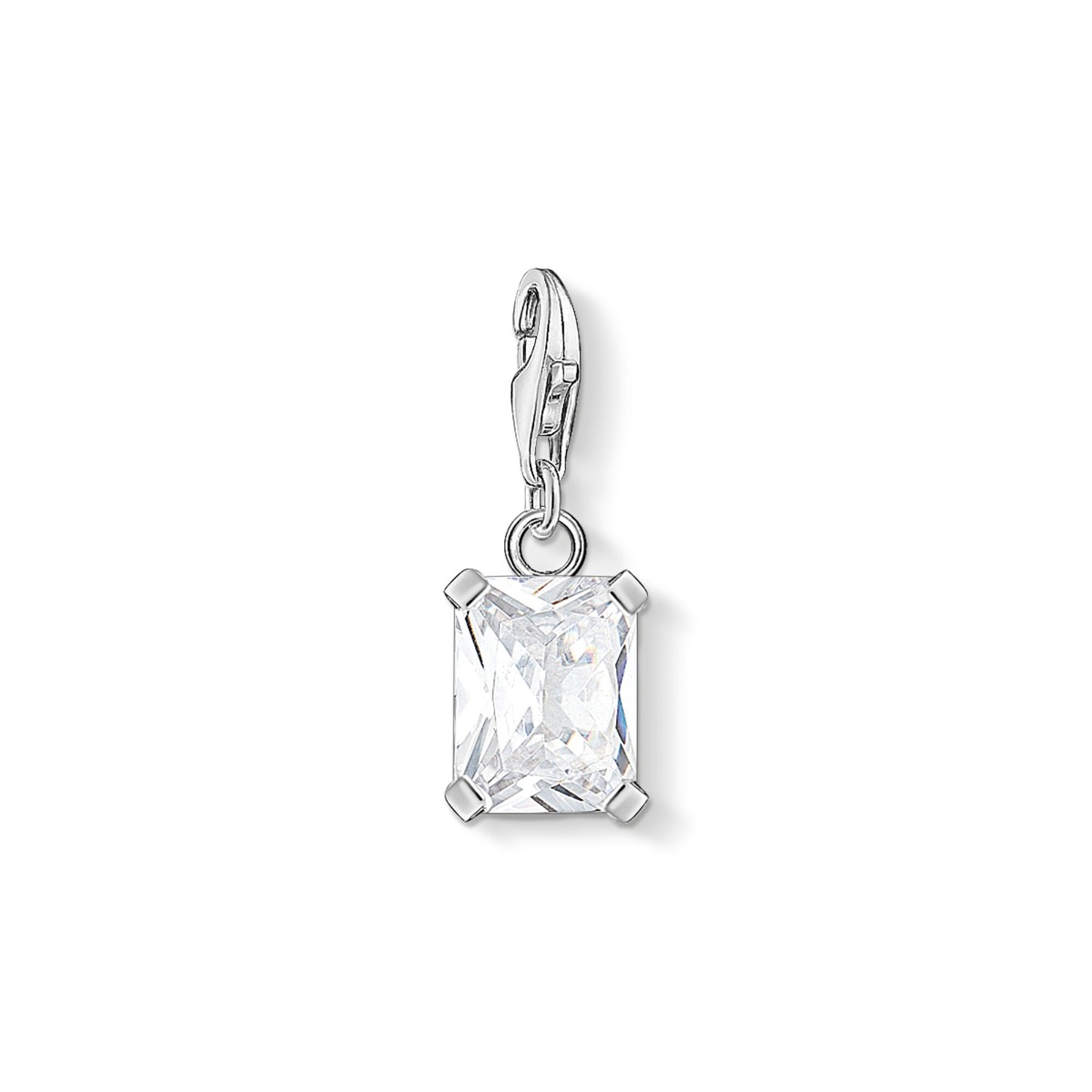 Thomas Sabo Charm Pendant - White Rectangular Stone
1849-051-14