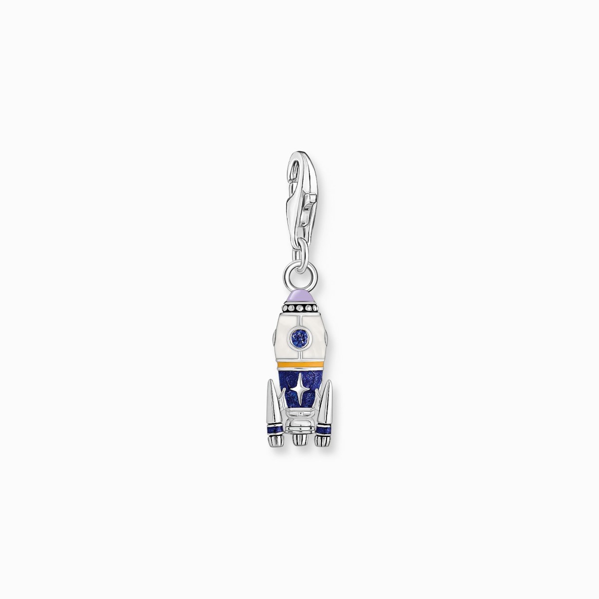 Thomas Sabo Rocket Charm with Enamel and Coloured Stones 2038-347-7