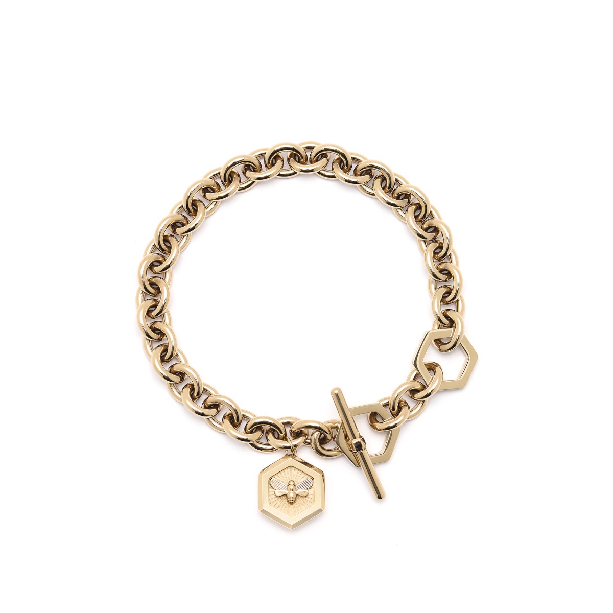 Olivia Burton Signature Minima Bee Gold Toggle Bracelet - 24100103
