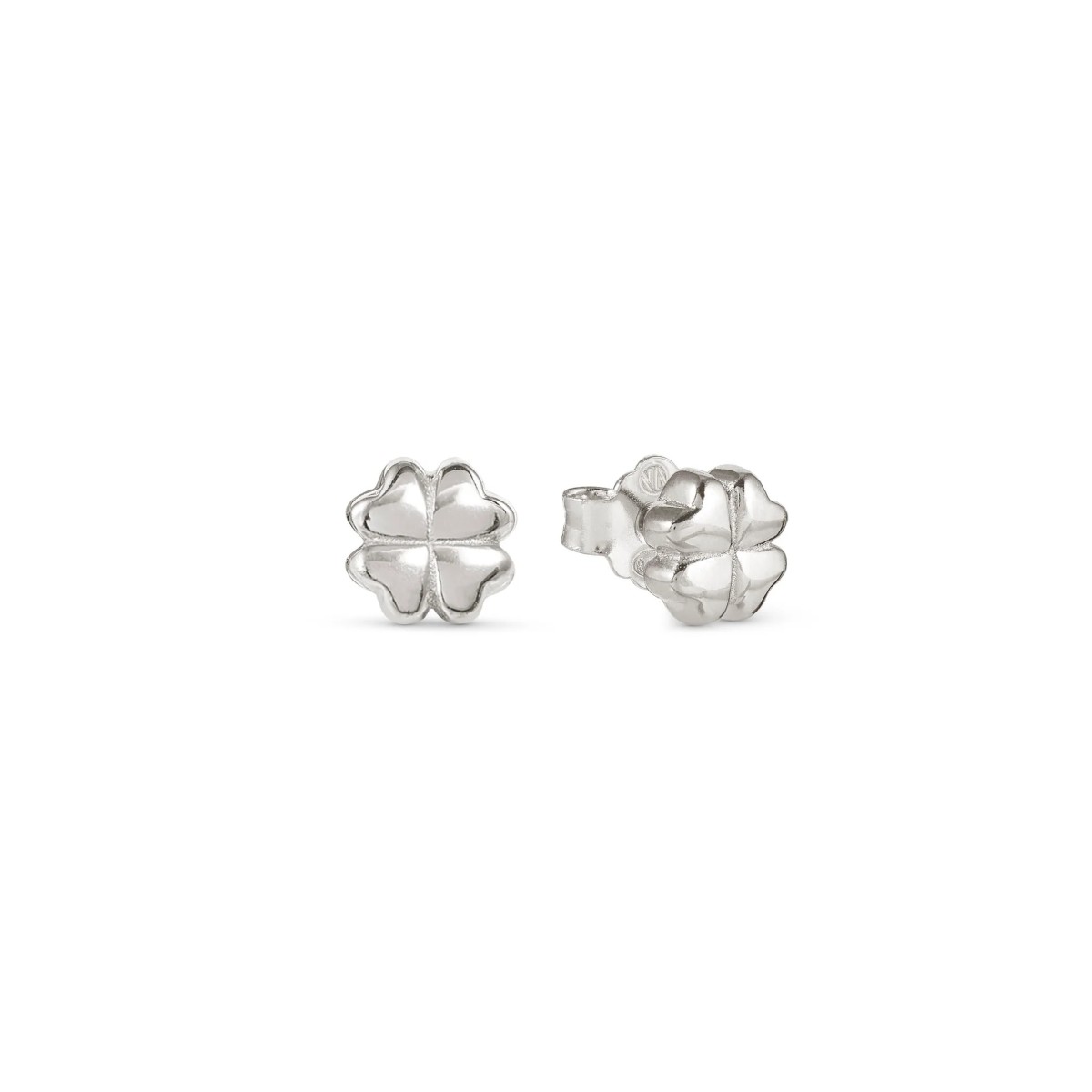 Nomination Armonica Sterling Silver Four Leaf Clover Stud Earrings