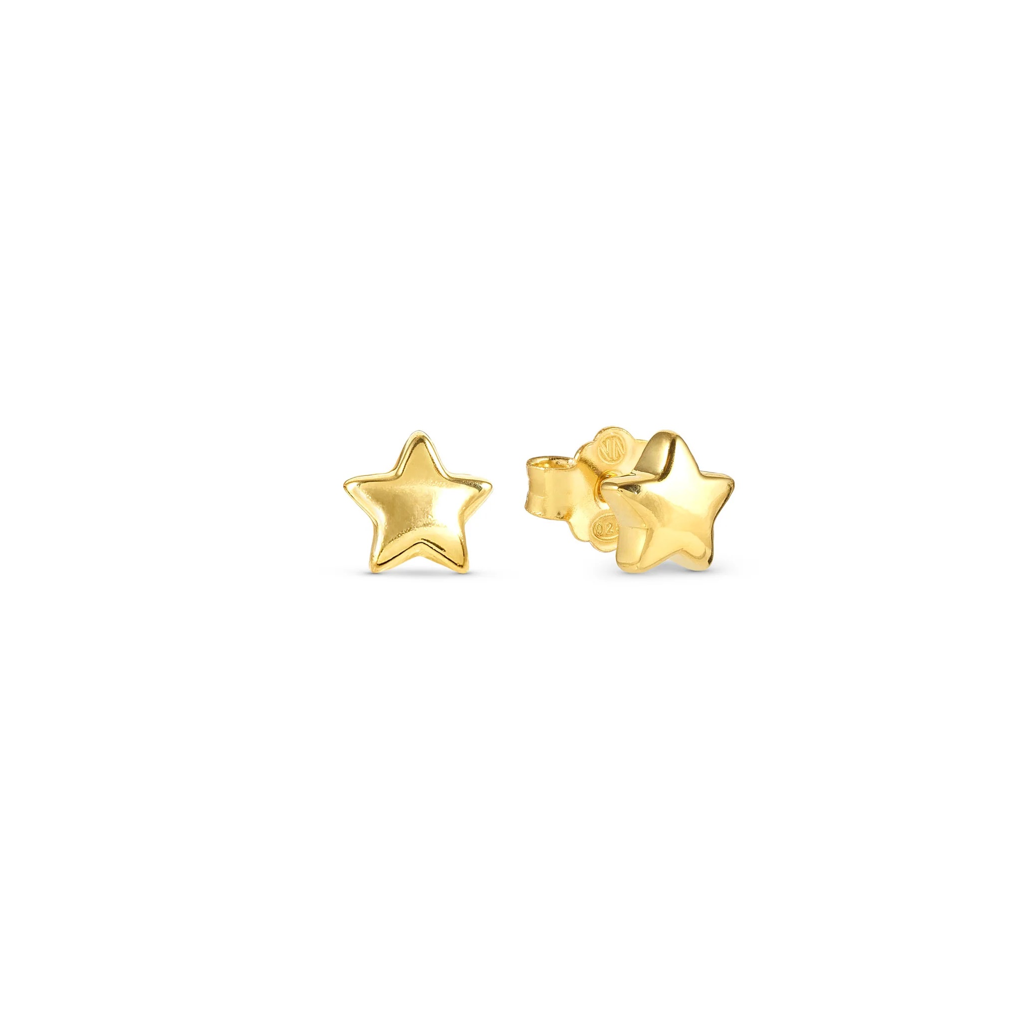 Nomination Armonica Gold Plated Star Stud Earrings. Item code 241307/009