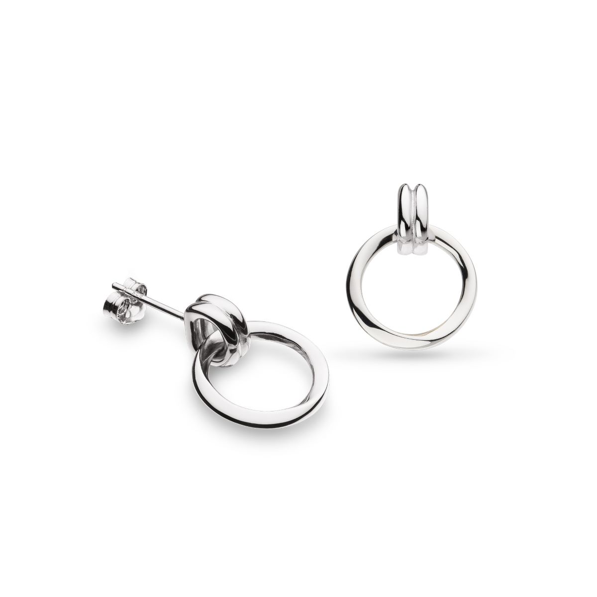 Kit Heath Bevel Unity Drop Stud Earrings - 41172RP
