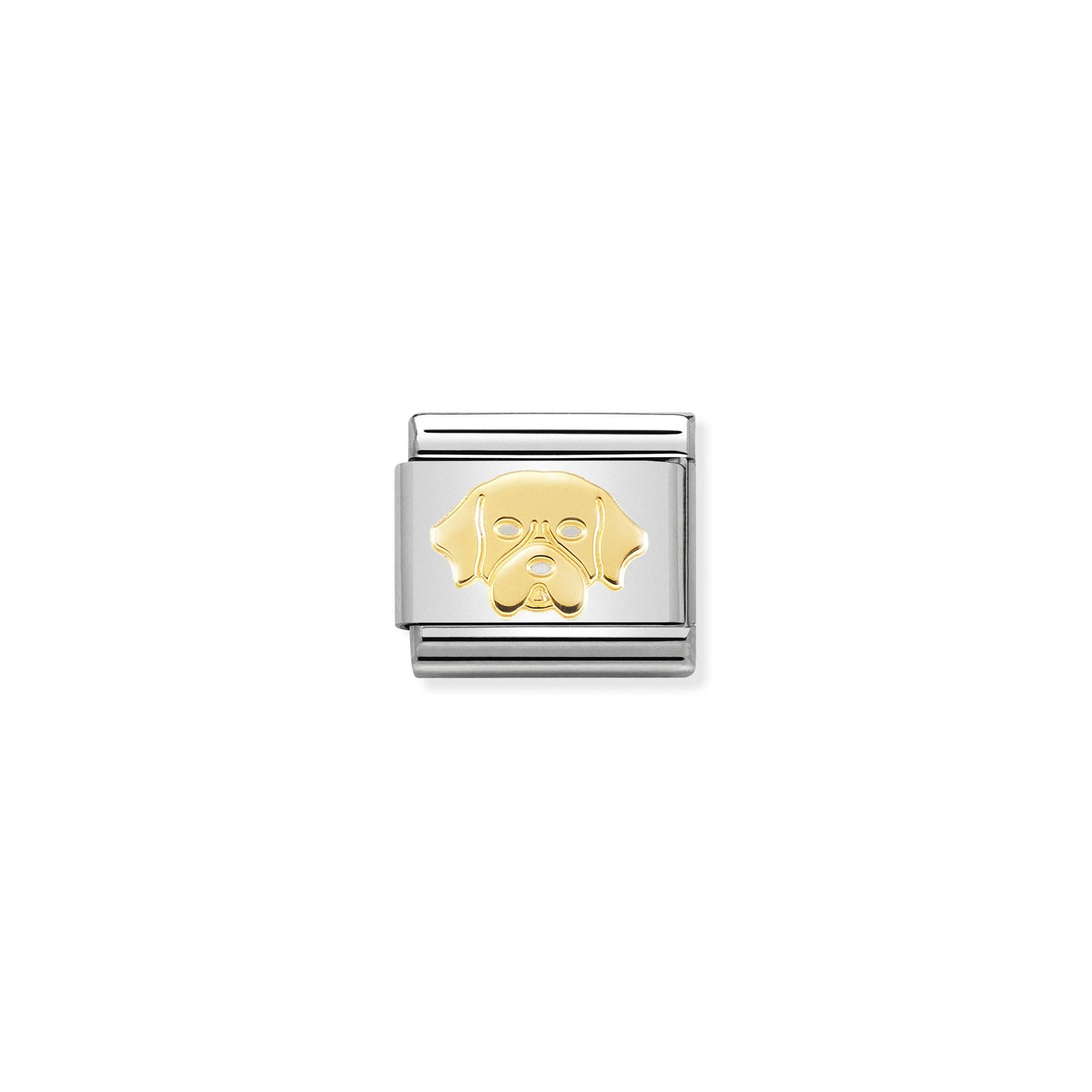 Nomination composable Classic link Golden Retriever charm - 030162_56
