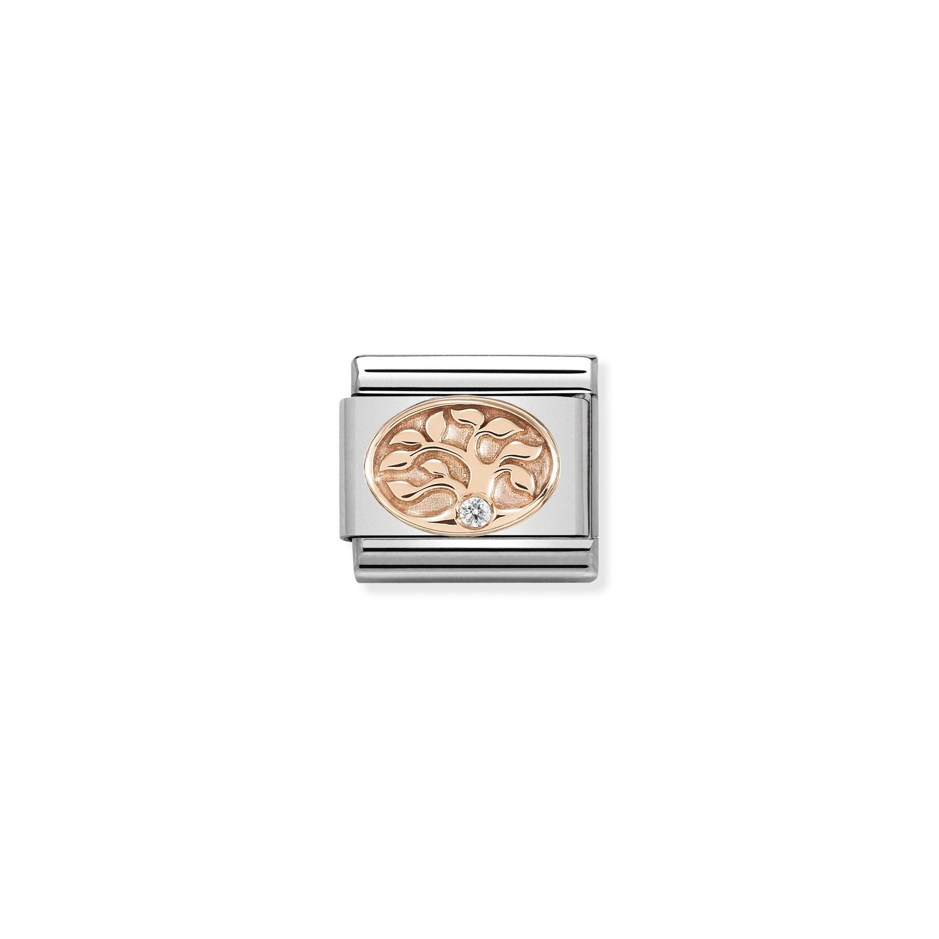 Nomination Composable Classic Link Tree of Life with stones charm - 430305_12