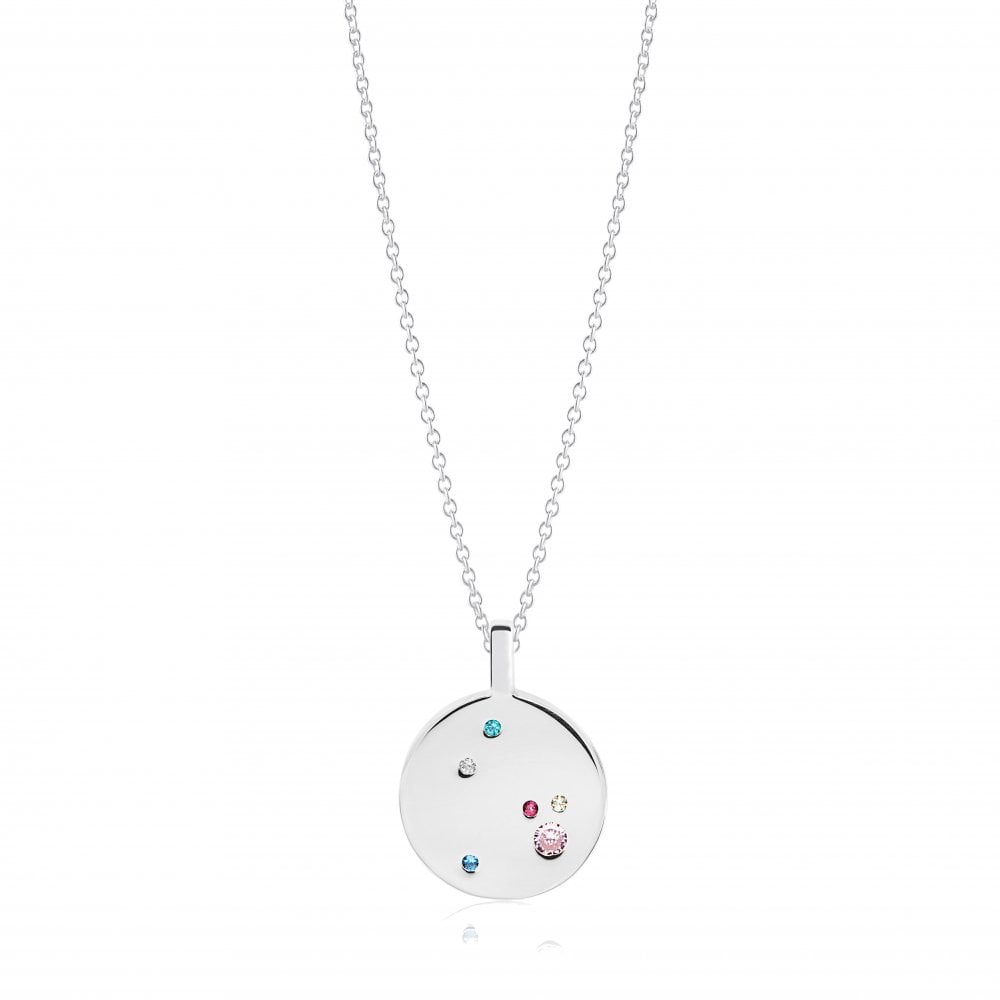 Sif Jakobs Valiano Pendant - Silver with Multicolour Zirconia SJ-P1032-XCZ