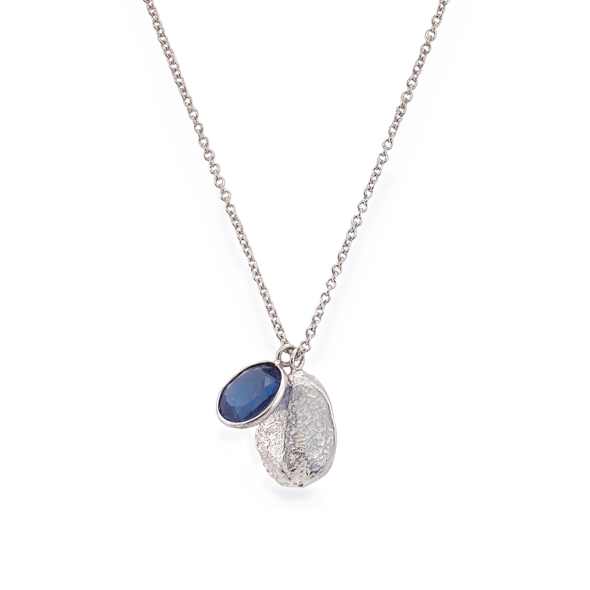 Sarah Alexander Iceberg Kyanite and Nugget Charm Necklace