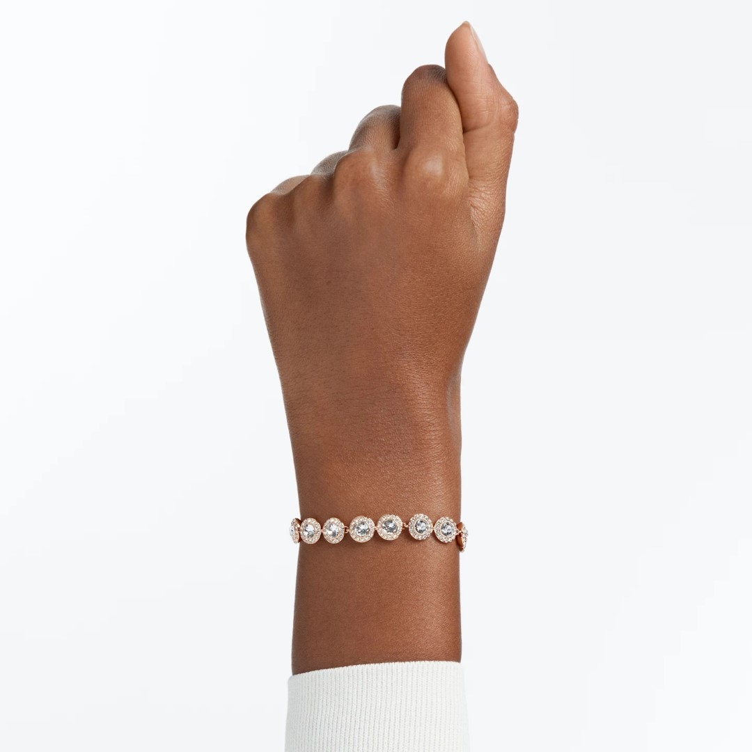 Swarovski Angelic Bracelet - White with Rose Gold Plating 5240513