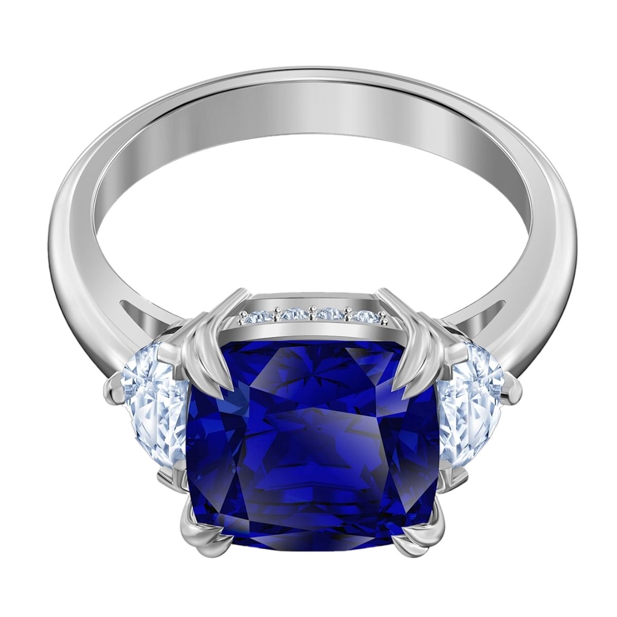 Swarovski Attract Cocktail Ring, Blue, Rhodium Plating 5515715
