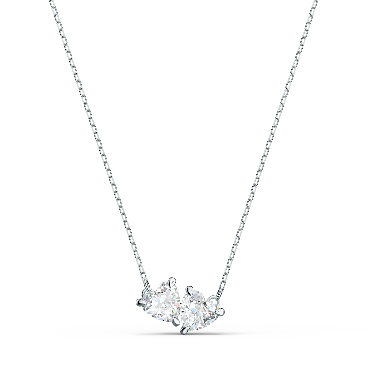 Swarovski Attract Soul Heart Necklace - Rhodium Plating - 5517117