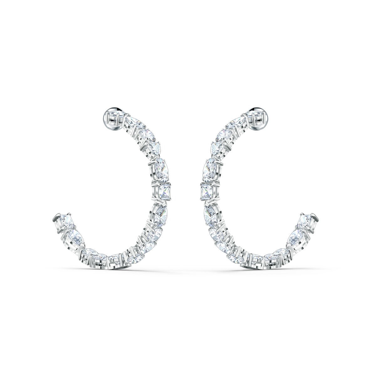 Swarovski Tennis Deluxe Hoop Earrings 5562128