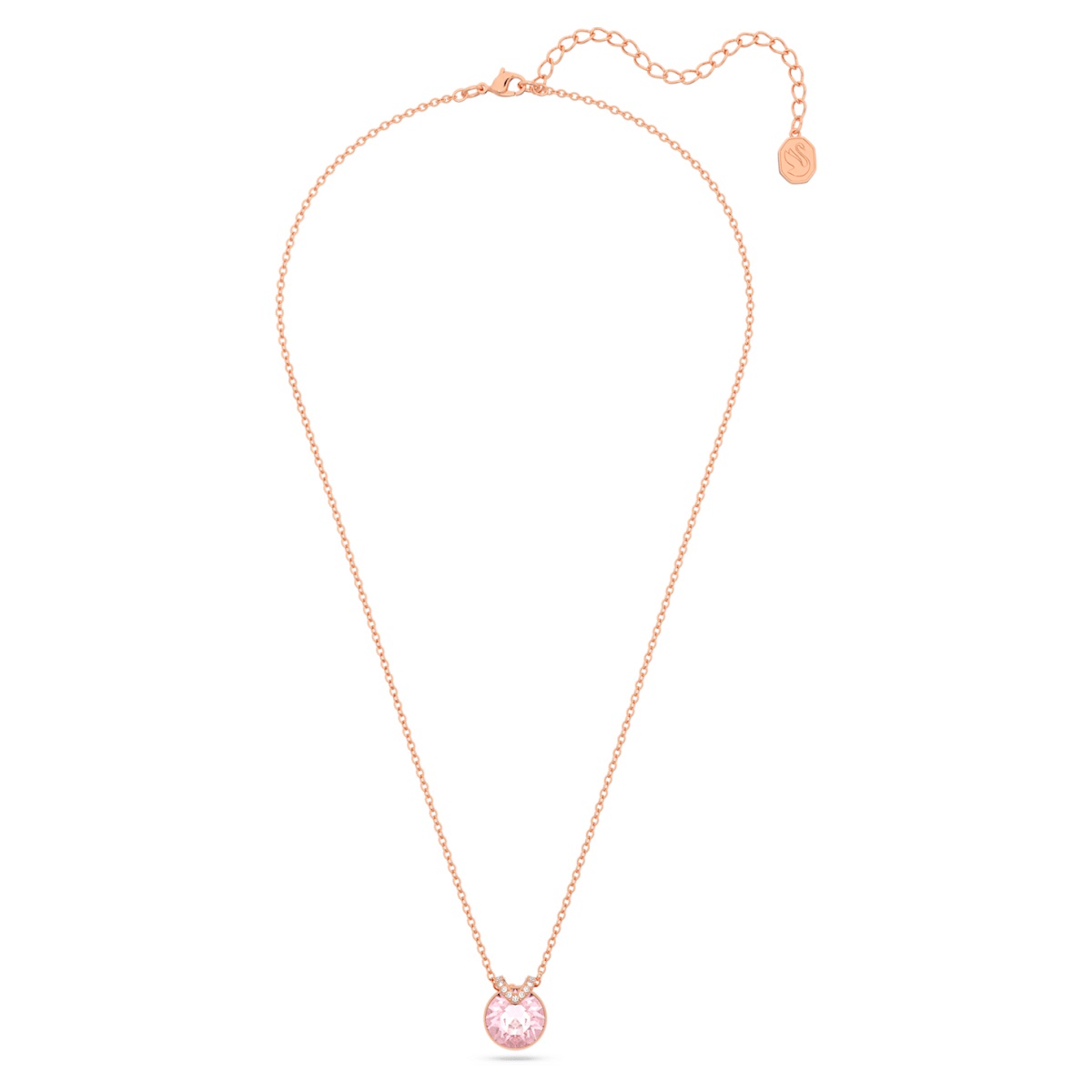 Swarovski Bella V Pendant - Pink with Rose Gold Tone Plating 5662088