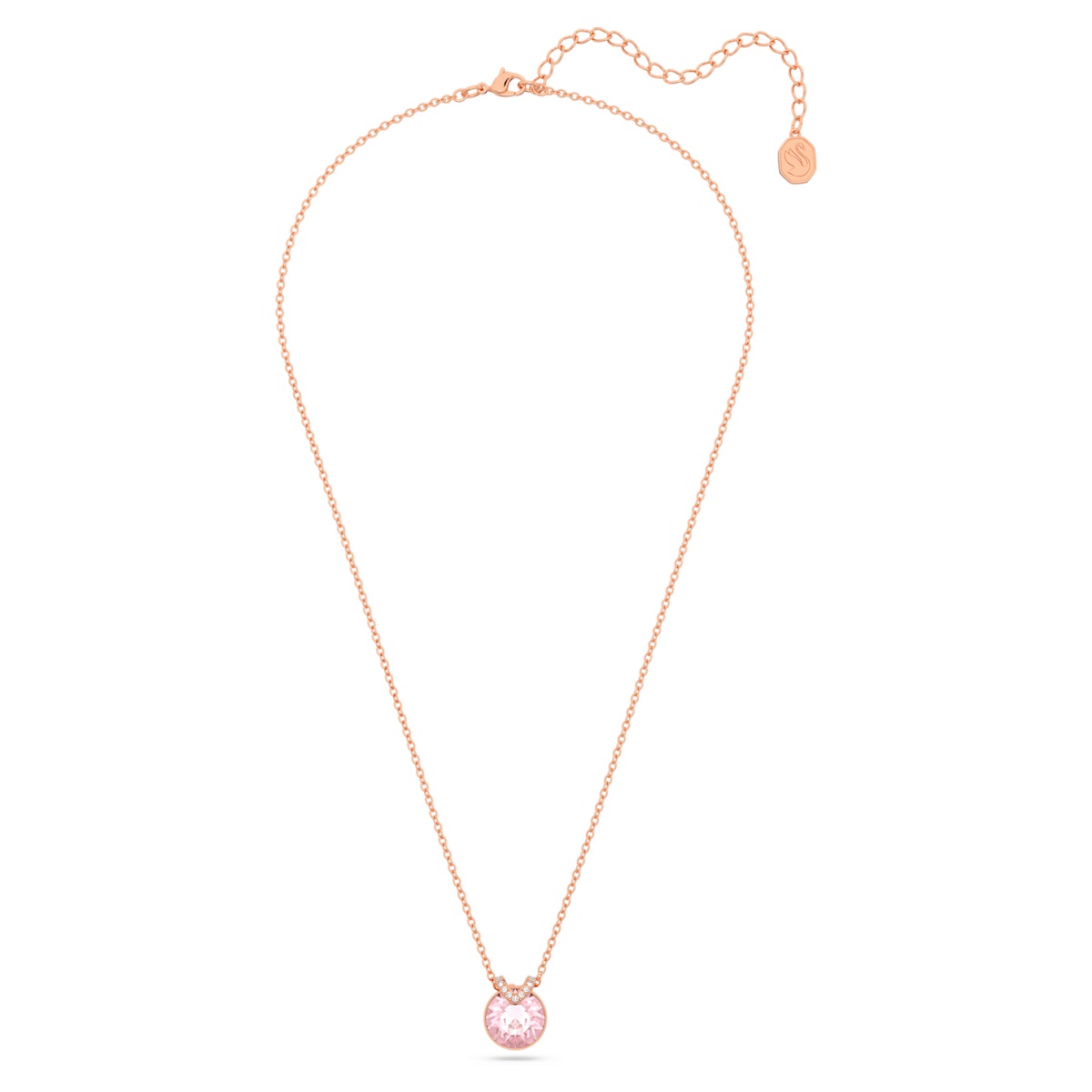 Swarovski Bella V Pendant - Pink with Rose Gold Tone Plating 5662088