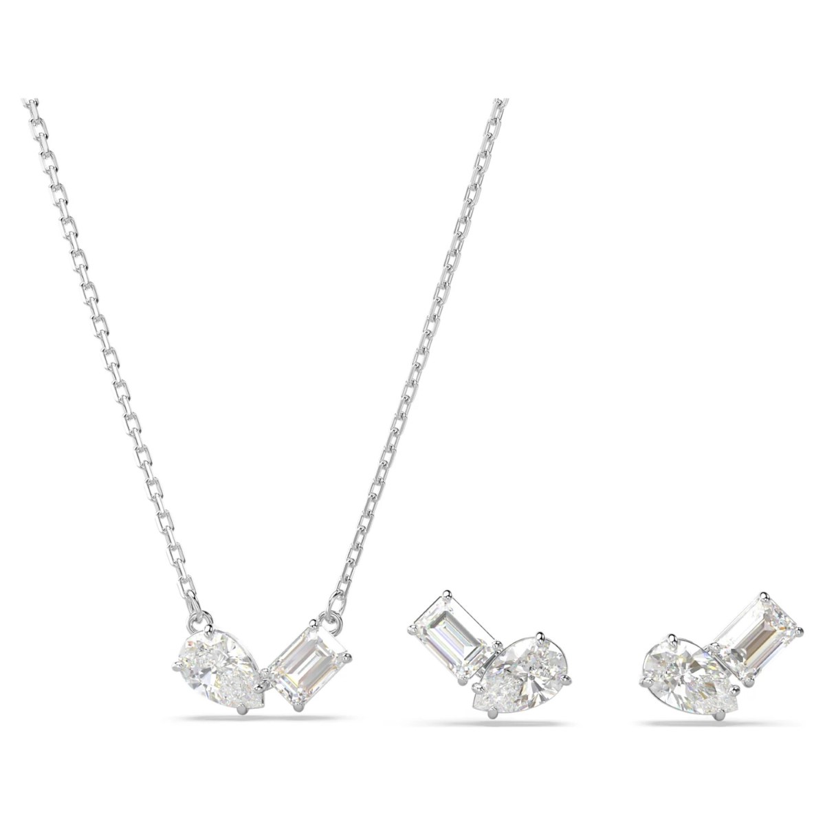 Swarovski Mesmera Set - White with Rhodium Plating 5665829