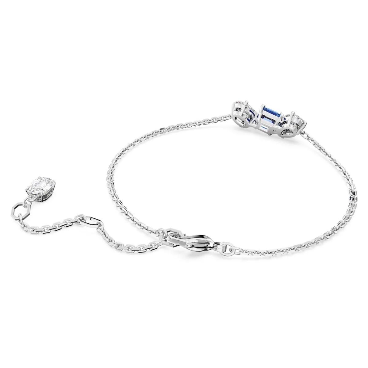 Swarovski Mesmera Bracelet Mixed Cuts - Blue with Rhodium Plating