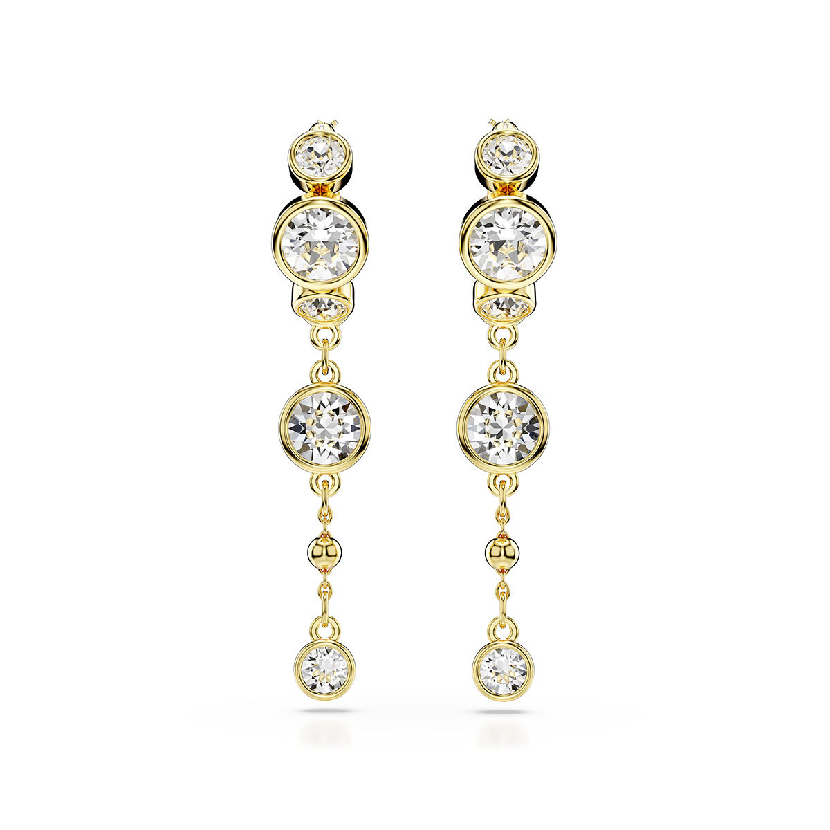 Swarovski Imber Drop Earrings - White with Gold Tone Plating 5680097
