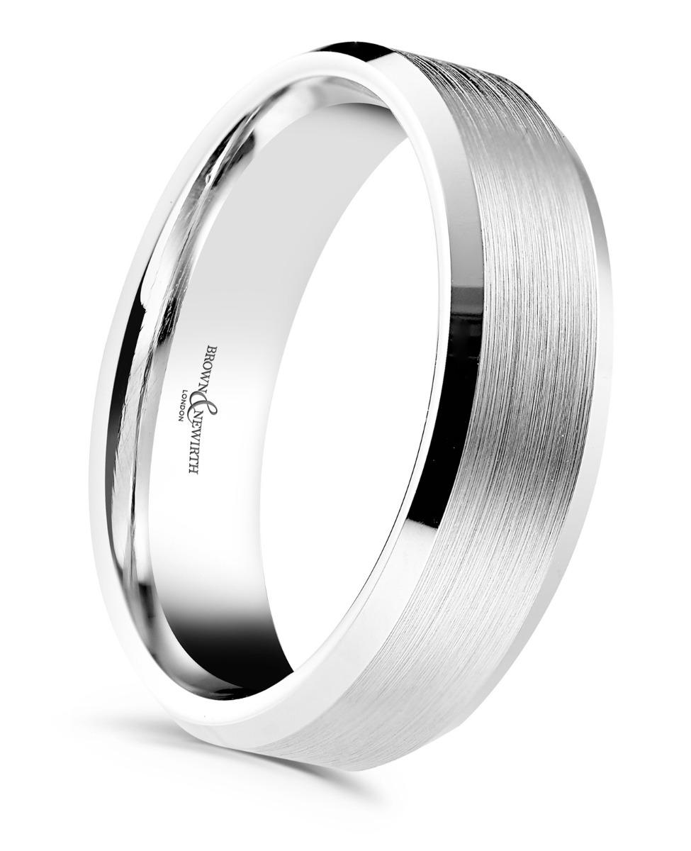 Brown & Newirth 'Blend' Wedding Band, For Him