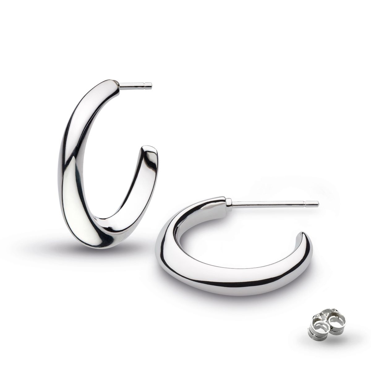 Kit Heath Bevel Cirque Midi Hoop Earrings