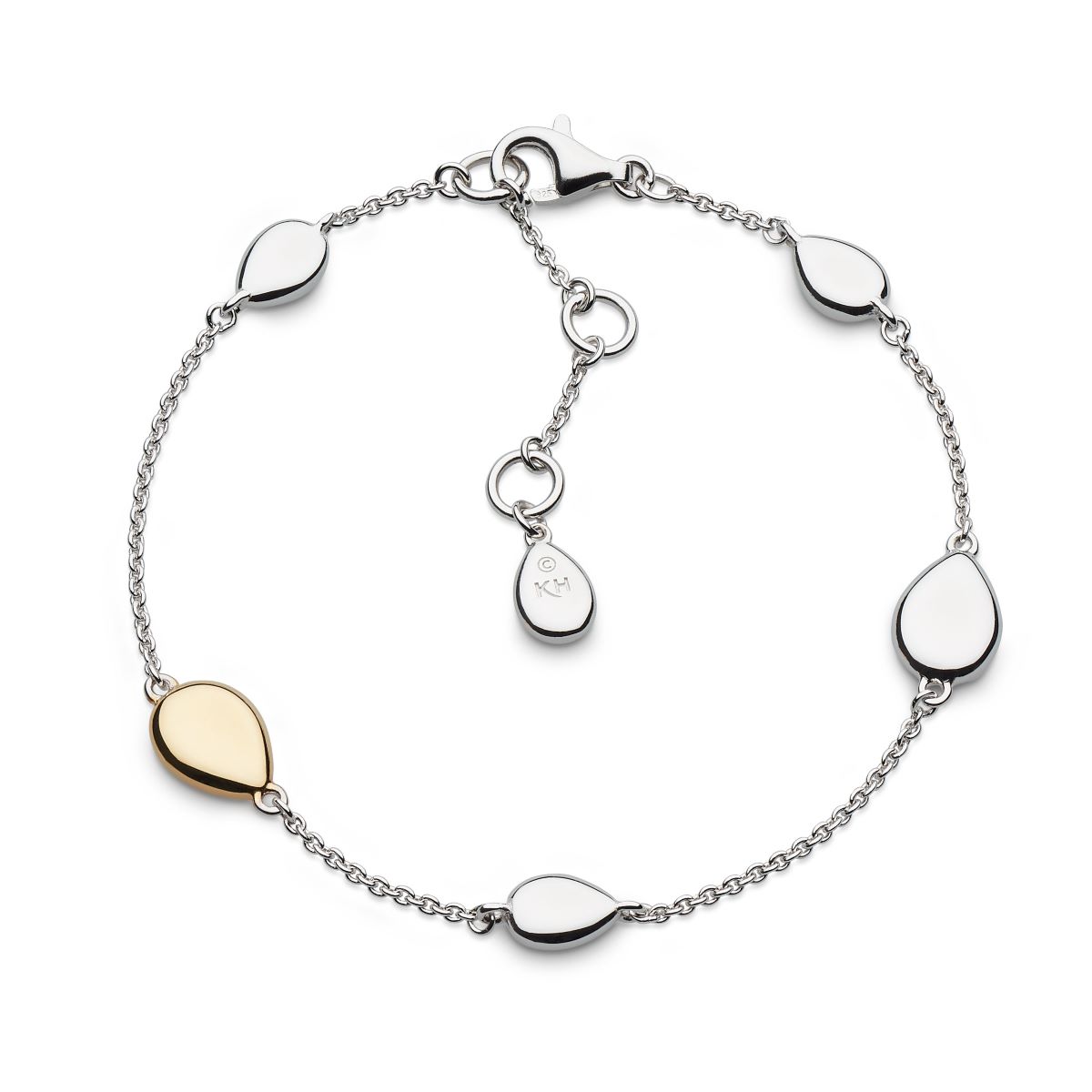 Kit Heath Coast Pebble Golden Station Bracelet