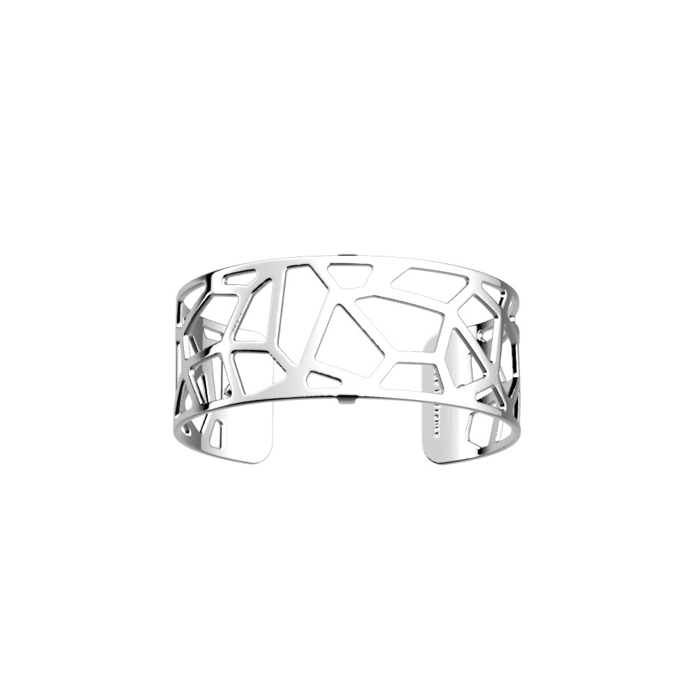 Les Georgettes Girafe 25mm Silver Finish Bangle 