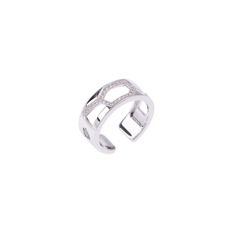 Les Georgettes Girafe 8 mm Silver Finish Ring 70321261608052