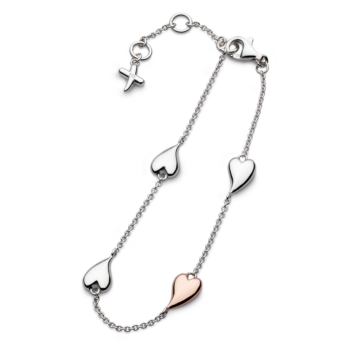 Kit Heath Desire Kiss Blush Heart Station Bracelet KH70501RRP