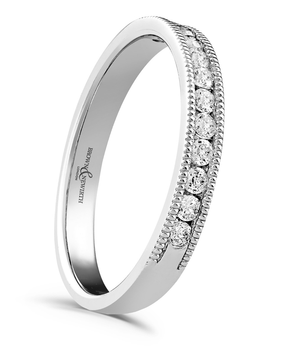 Brown & Newirth 'Everlasting' Half Eternity Ring