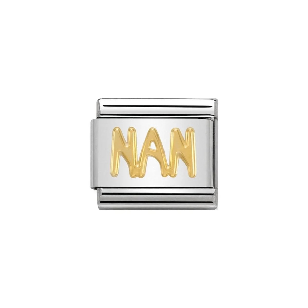 Nomination Classic Composable Link - 18 Gold Nan Charm 030107_17