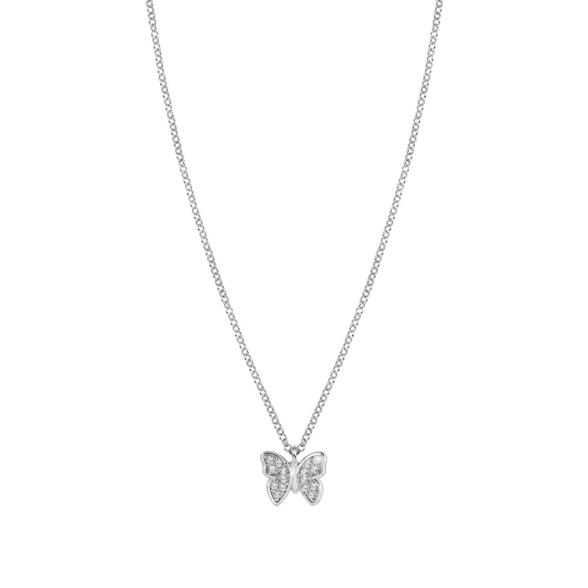 Nomination GIOIE Necklace in Sterling Silver and Zirconia Butterfly