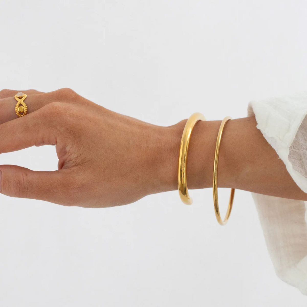 Timi Drew Essential Bangle Stainless Steel Gold 84577