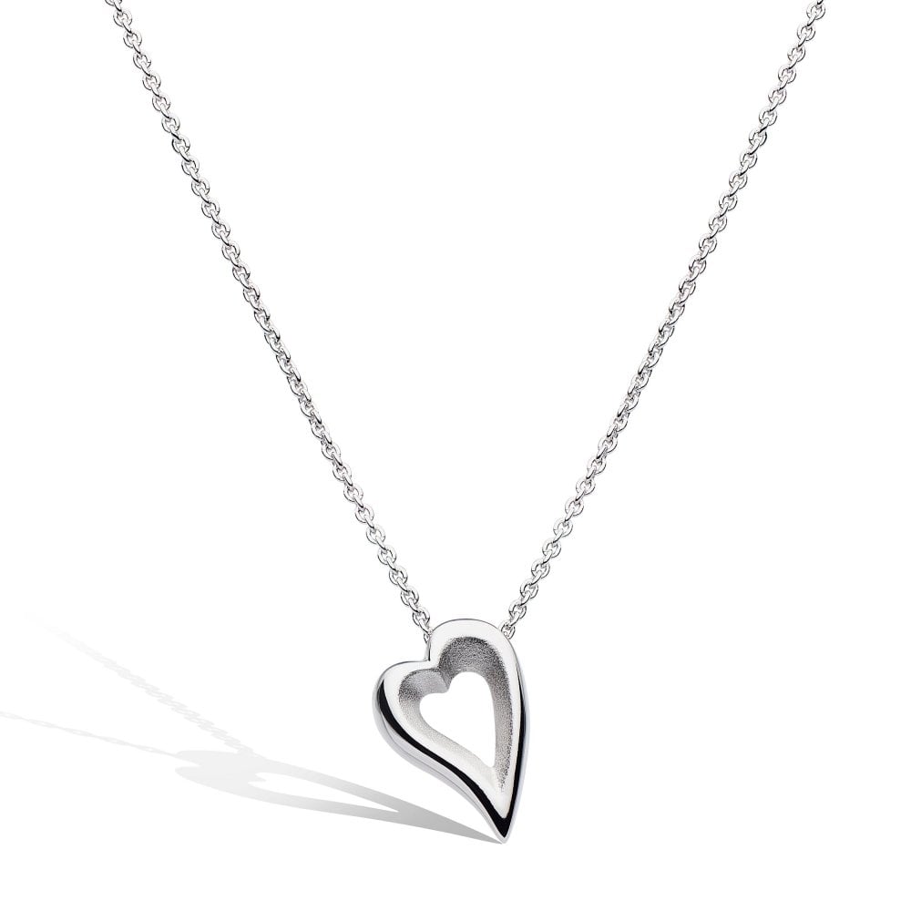 Kit Heath Desire Love Story Heart Necklace - Silver 90521SRP